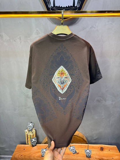 T-Shirt Oversize Brown – Paon & Paisley 5071