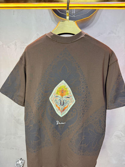 T-Shirt Oversize Brown – Paon & Paisley 5071