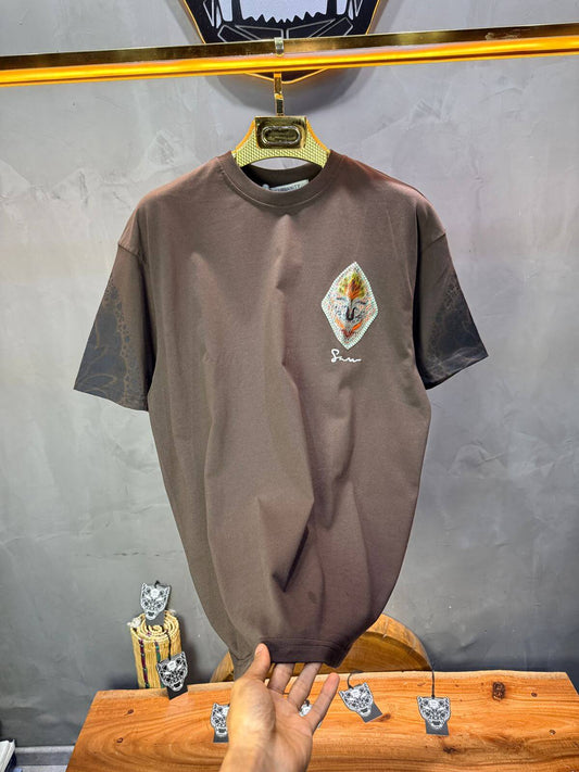 T-Shirt Oversize Brown – Paon & Paisley 5071