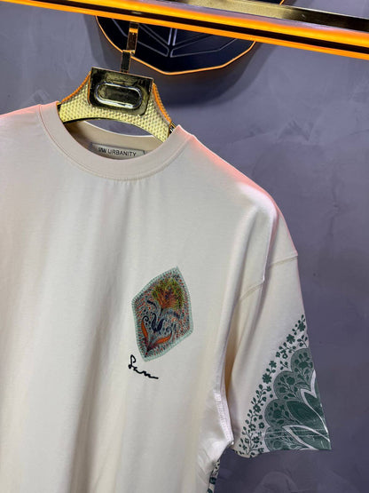T-Shirt Oversize Beige – Paon & Paisley 5071