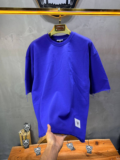 T-Shirt Oversize Royal Blue – Tissu Épais  42
