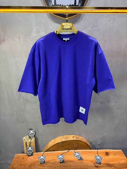 T-Shirt Oversize Royal Blue – Tissu Épais  42