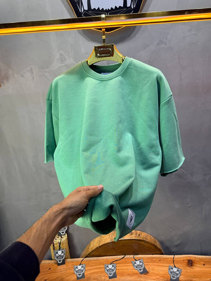 T-Shirt Oversize Mint Green   – Tissu Épais  42