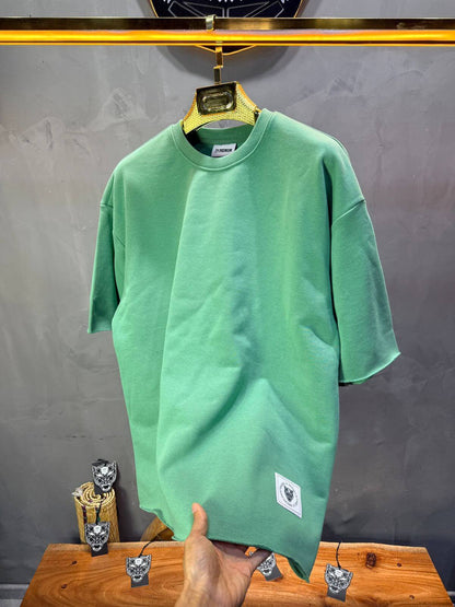T-Shirt Oversize Mint Green   – Tissu Épais  42