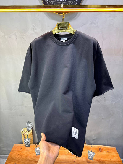 T-Shirt Oversize Black – Tissu Épais  42