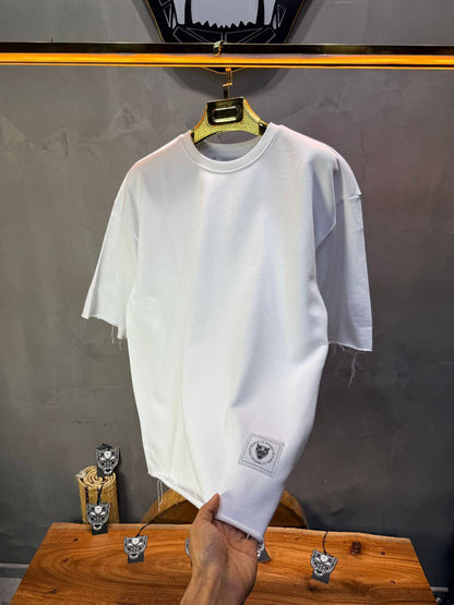T-Shirt Oversize Blanc – Tissu Épais  42