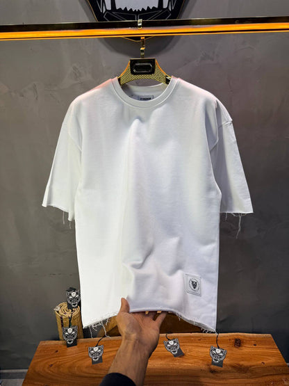 T-Shirt Oversize Blanc – Tissu Épais  42