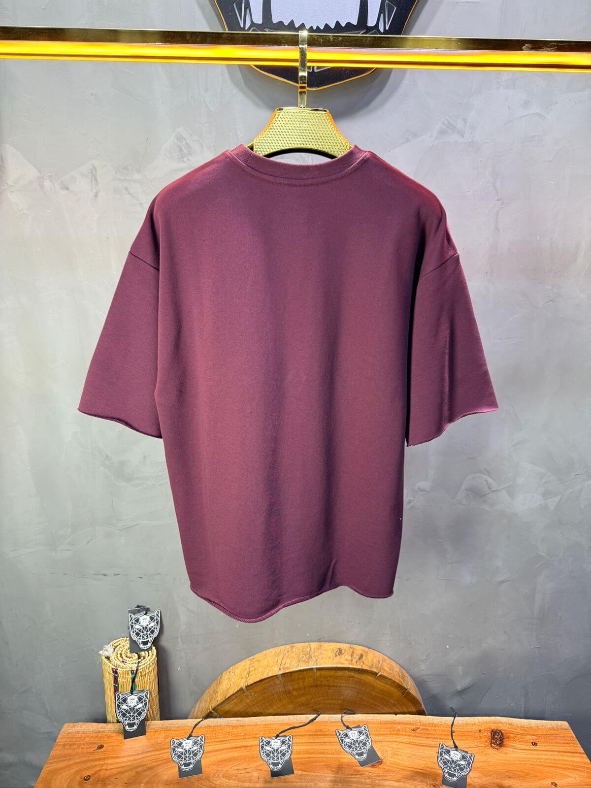 T-Shirt Oversize  Dusty Purple – Tissu Épais  42