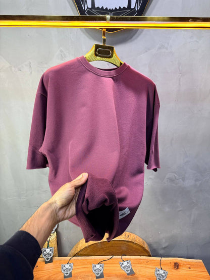 T-Shirt Oversize  Dusty Purple – Tissu Épais  42