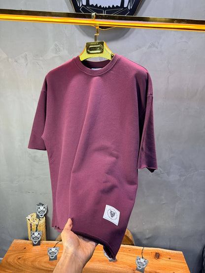 T-Shirt Oversize  Dusty Purple – Tissu Épais  42
