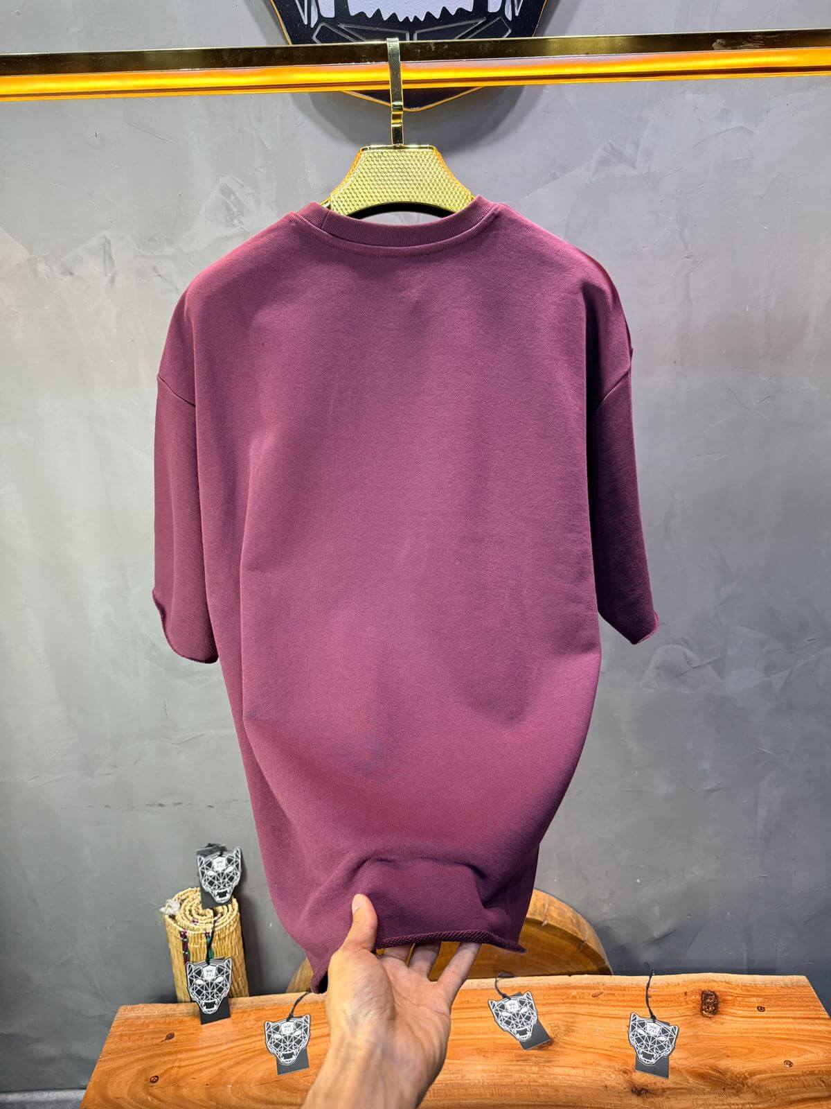 T-Shirt Oversize  Dusty Purple – Tissu Épais  42