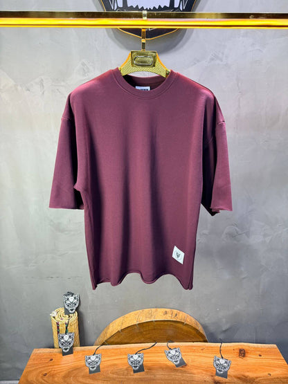 T-Shirt Oversize  Dusty Purple – Tissu Épais  42