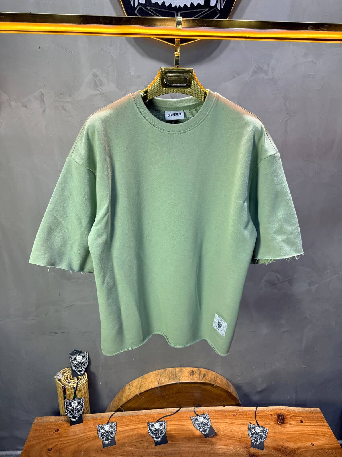T-Shirt Oversize Mint – Tissu Épais  42
