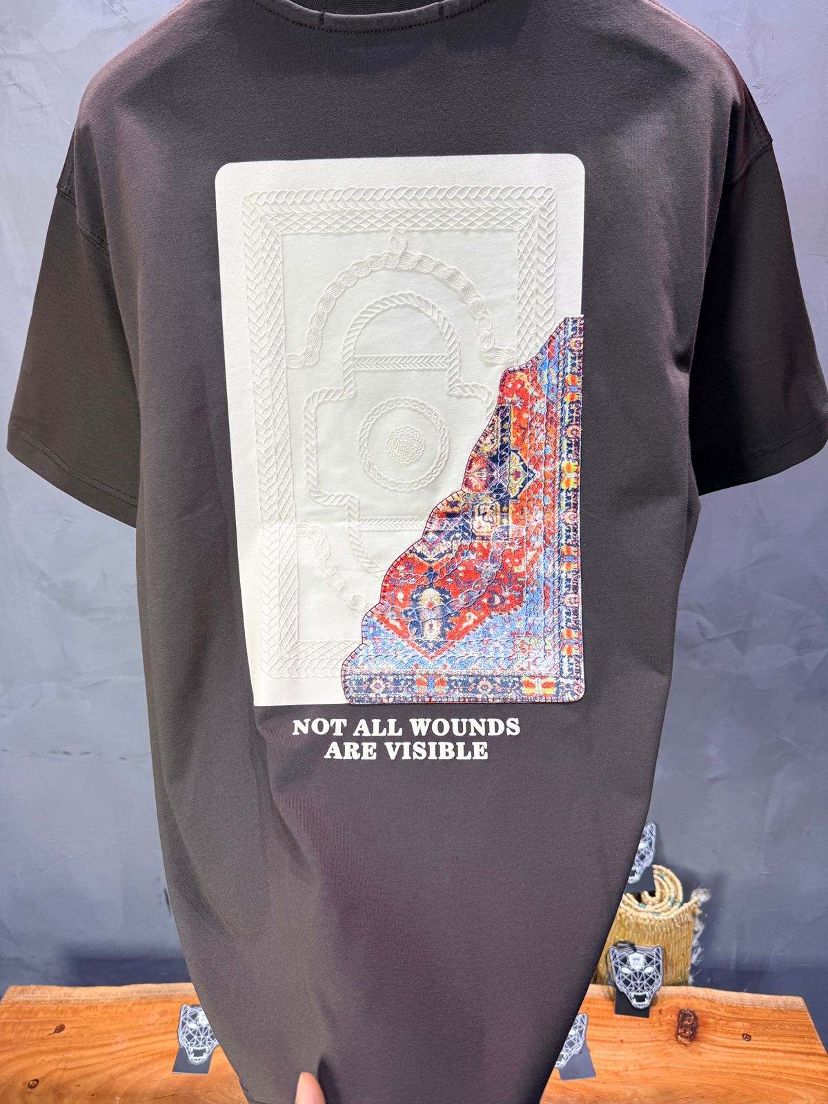 T-Shirt Oversize Brown 5084
