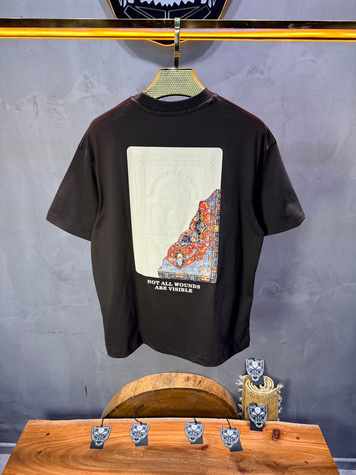 T-Shirt Oversize Brown 5084