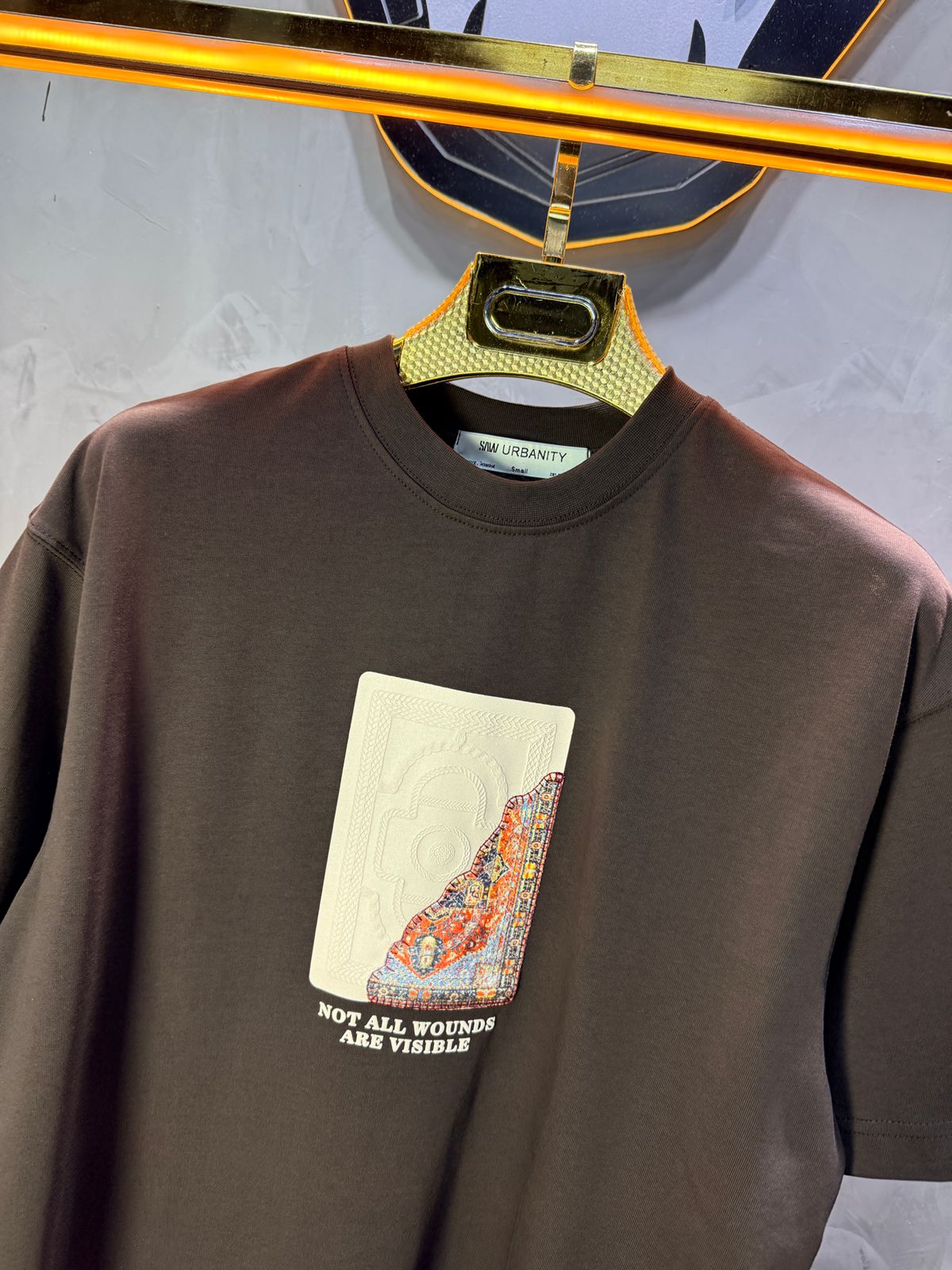 T-Shirt Oversize Brown 5084