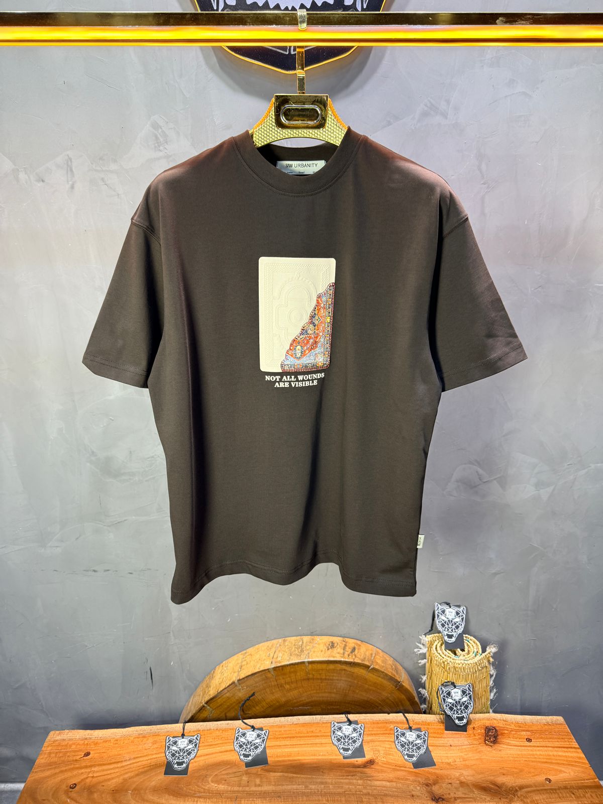 T-Shirt Oversize Brown 5084
