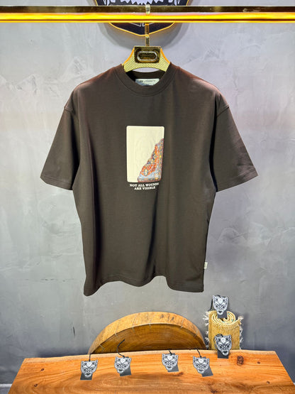 T-Shirt Oversize Brown 5084