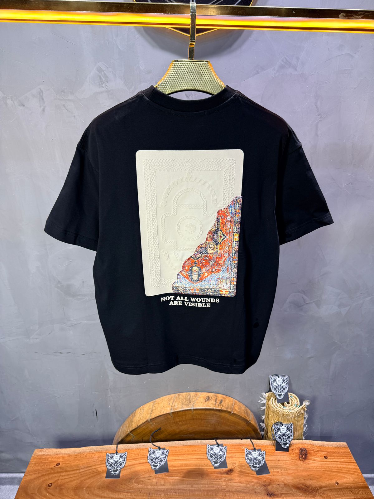 T-Shirt Oversize Noir 5084