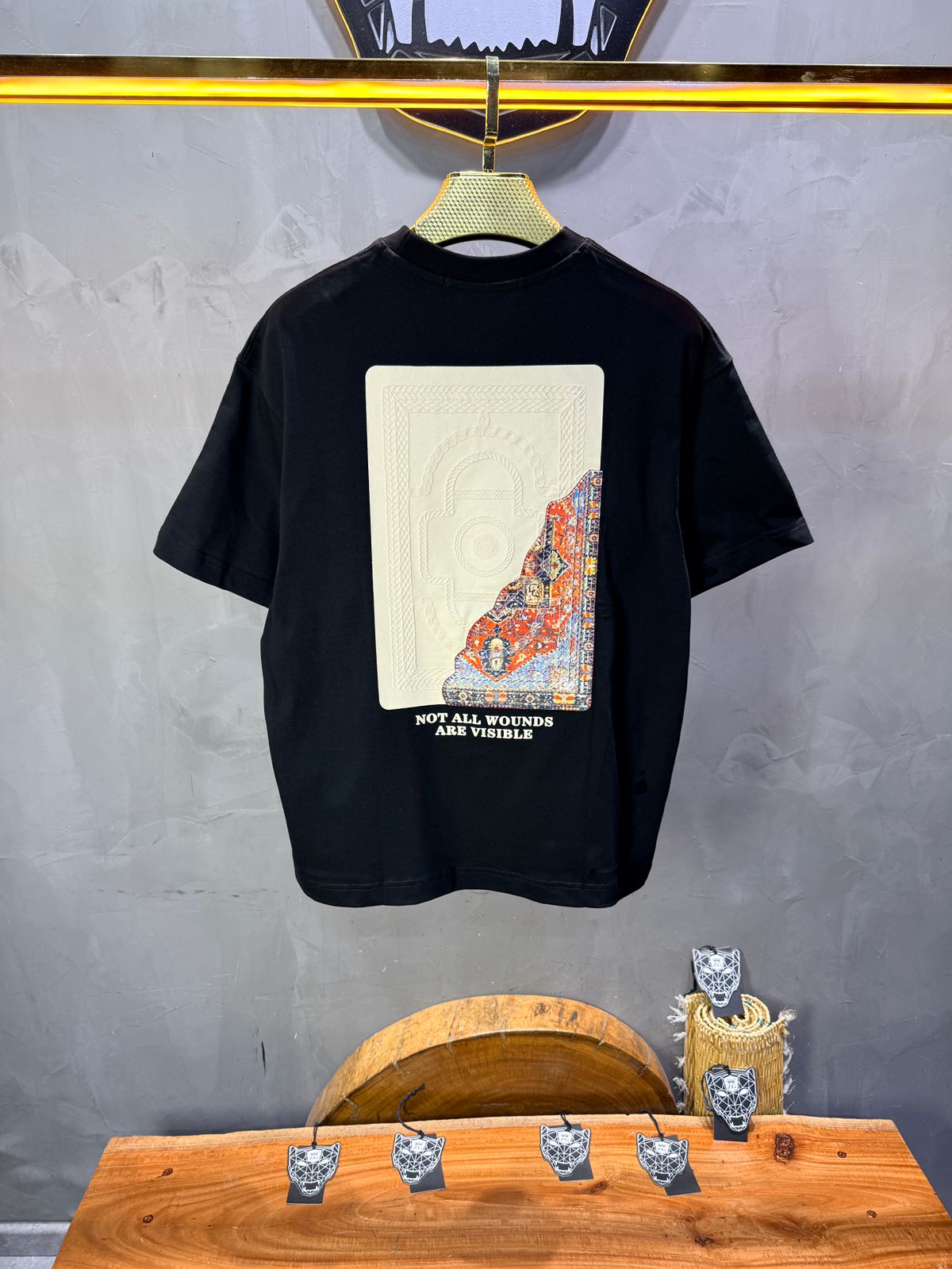 T-Shirt Oversize Noir 5084