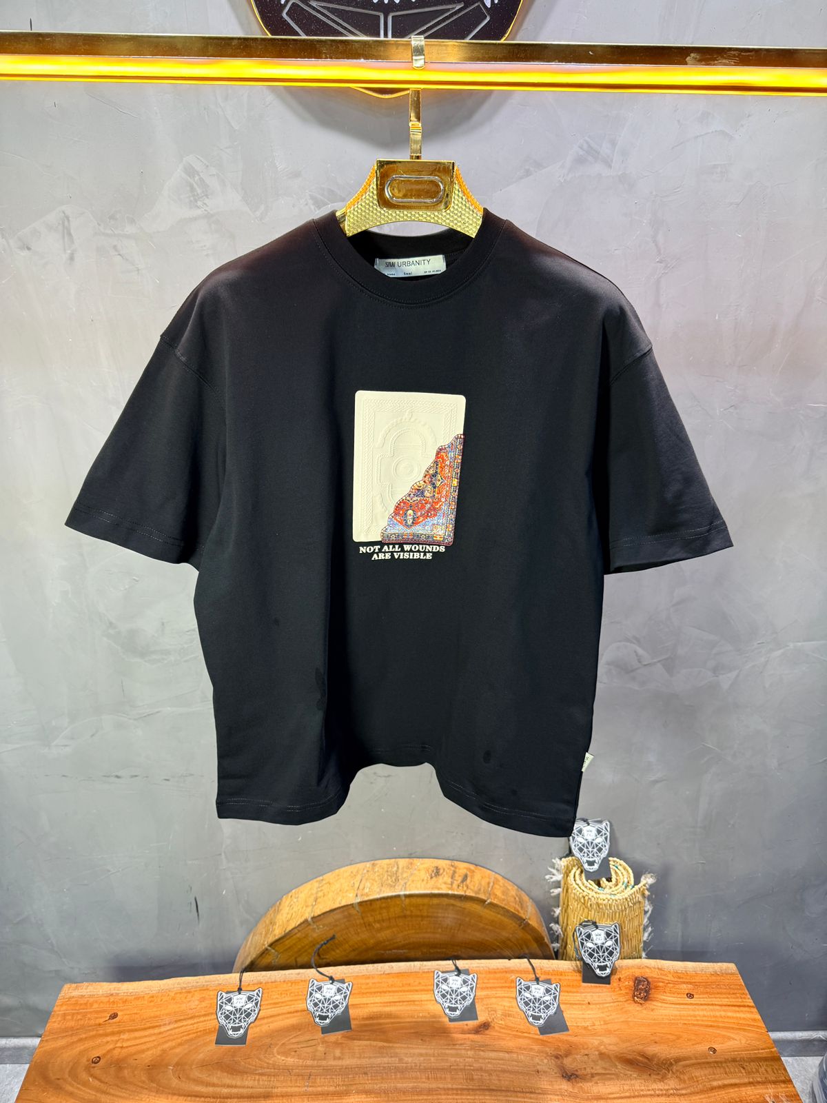 T-Shirt Oversize Noir 5084