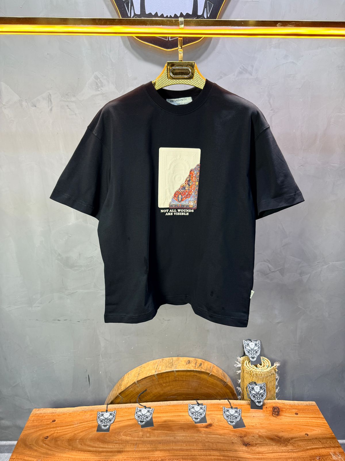 T-Shirt Oversize Noir 5084