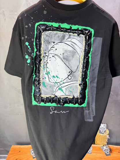 T-shirt Oversize Noir – Art Gallery 5114