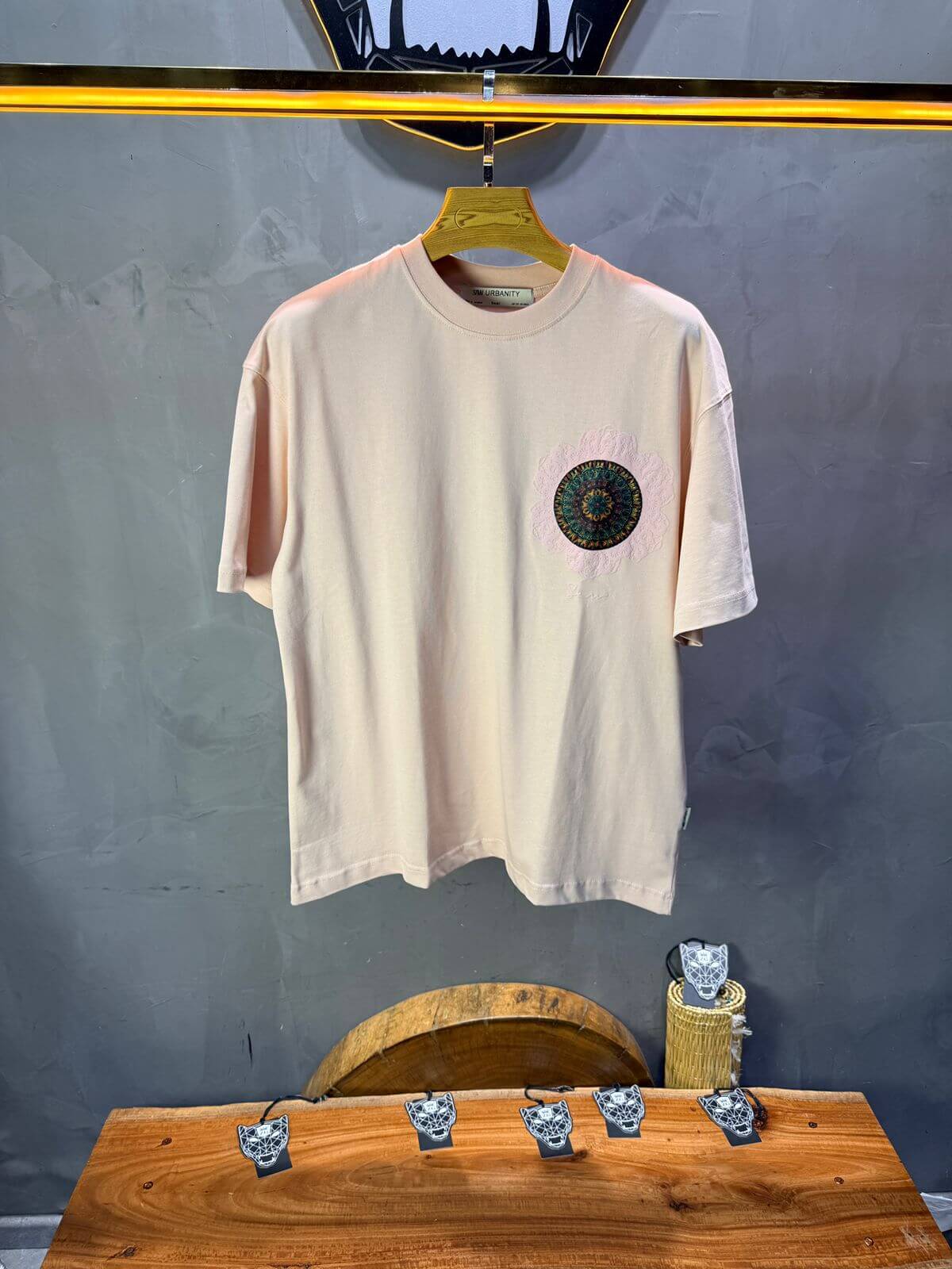 T-Shirt Oversize Rose Pastel 5098
