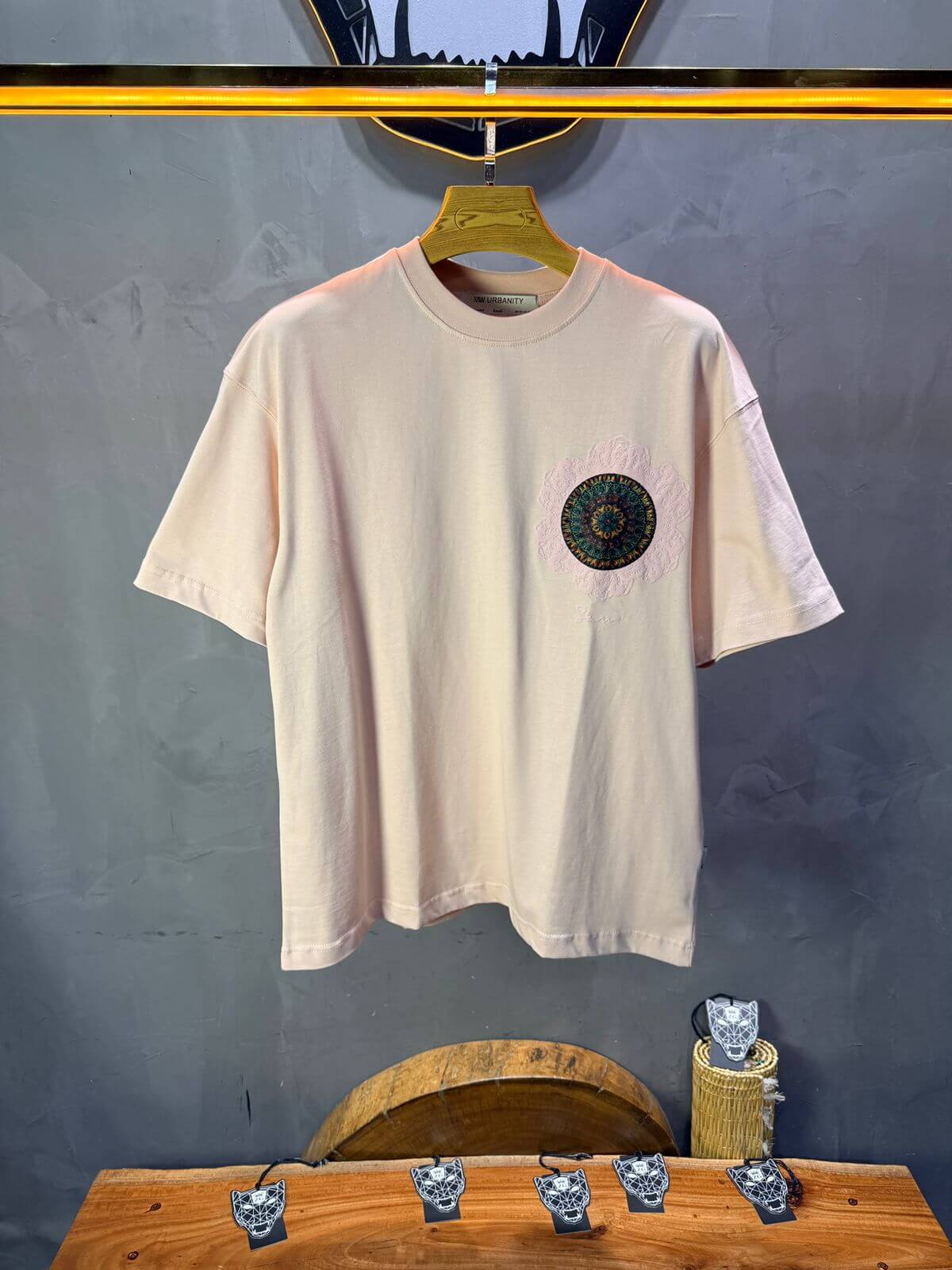 T-Shirt Oversize Rose Pastel 5098