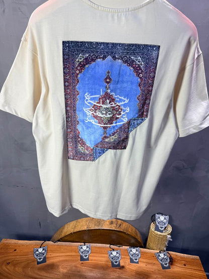 T-Shirt Beige Oversize 5078