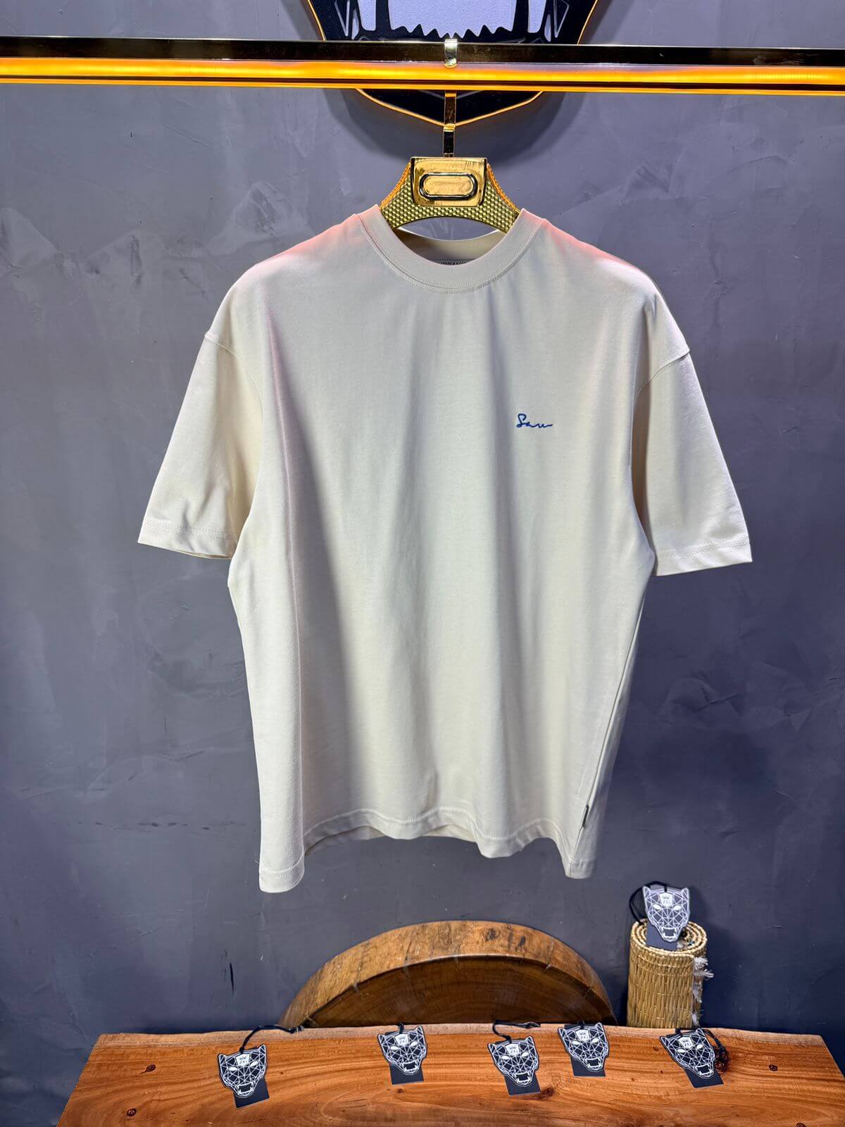 T-Shirt Beige Oversize 5078