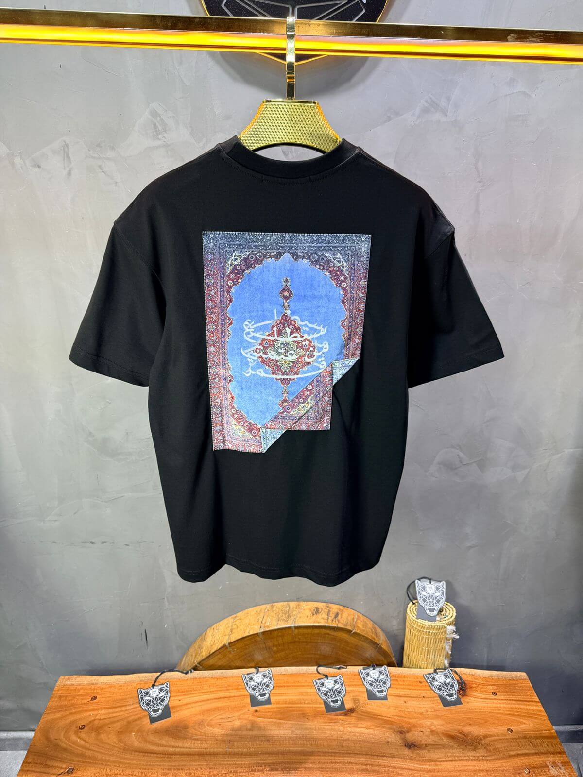 T-Shirt Noir Oversize 5078