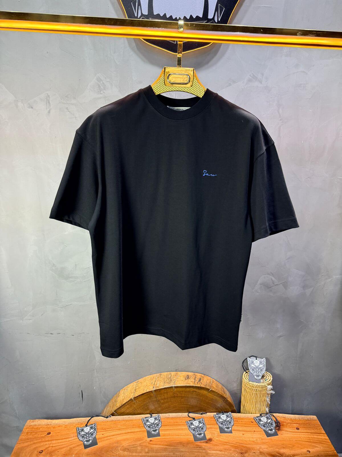 T-Shirt Noir Oversize 5078