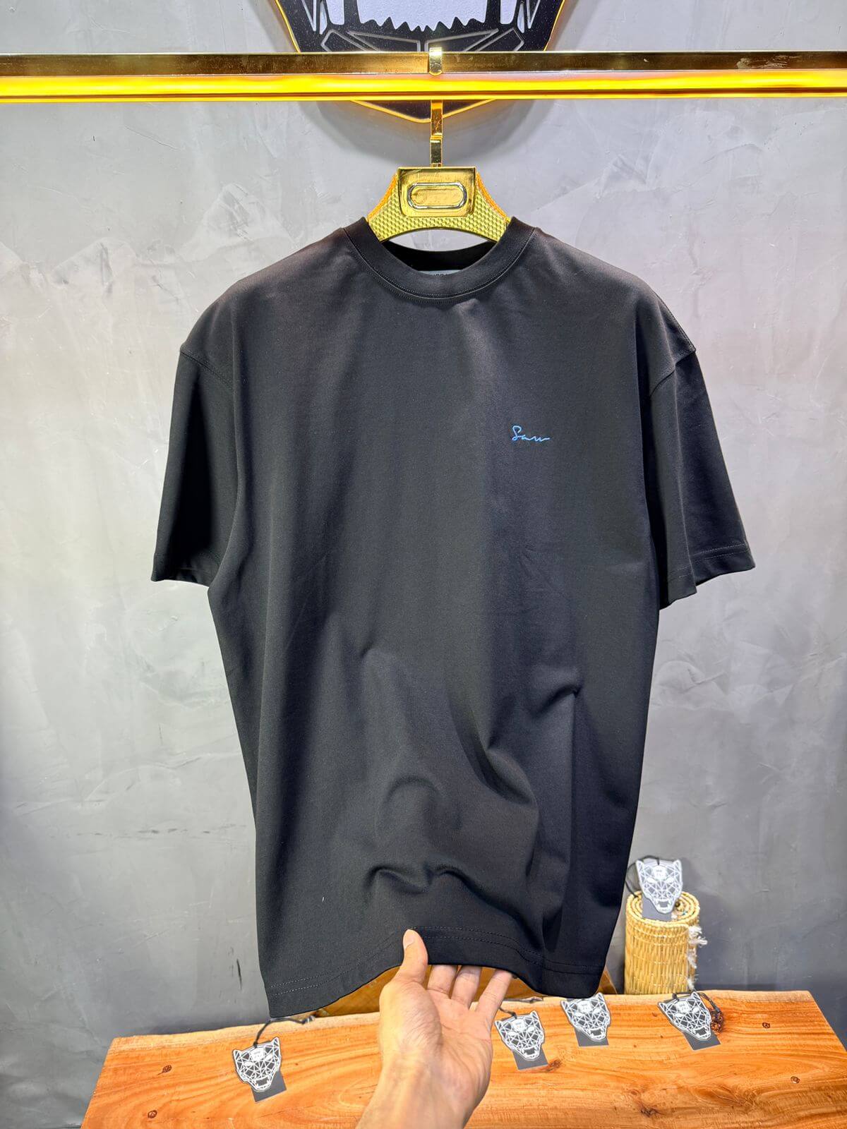 T-Shirt Noir Oversize 5078