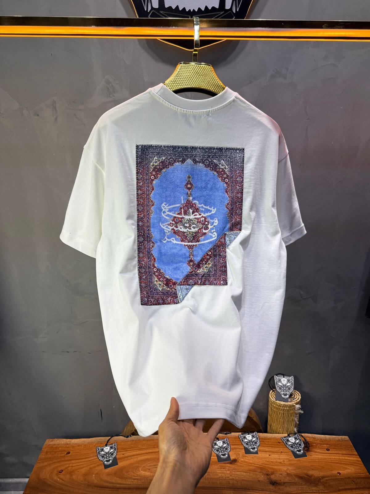 T-Shirt Blanc Oversize 5078