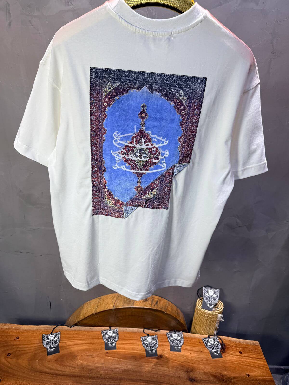 T-Shirt Blanc Oversize 5078
