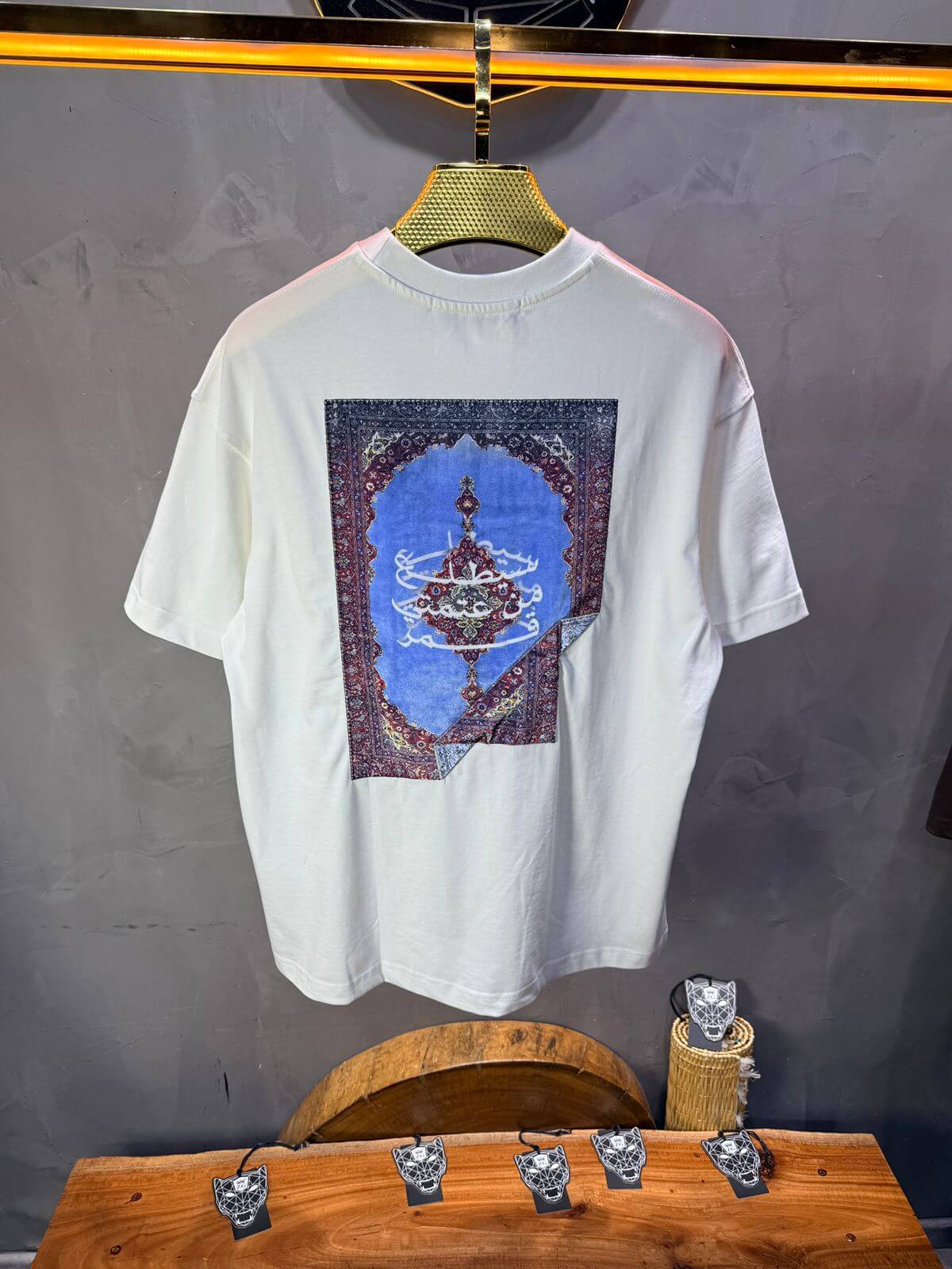 T-Shirt Blanc Oversize 5078