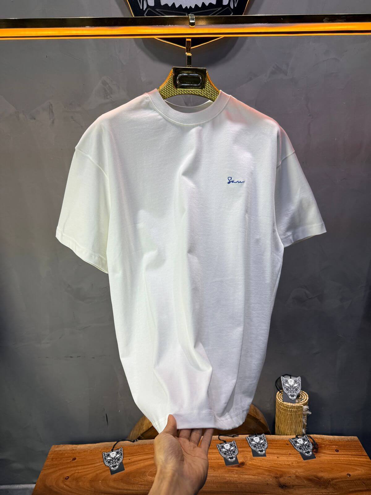 T-Shirt Blanc Oversize 5078