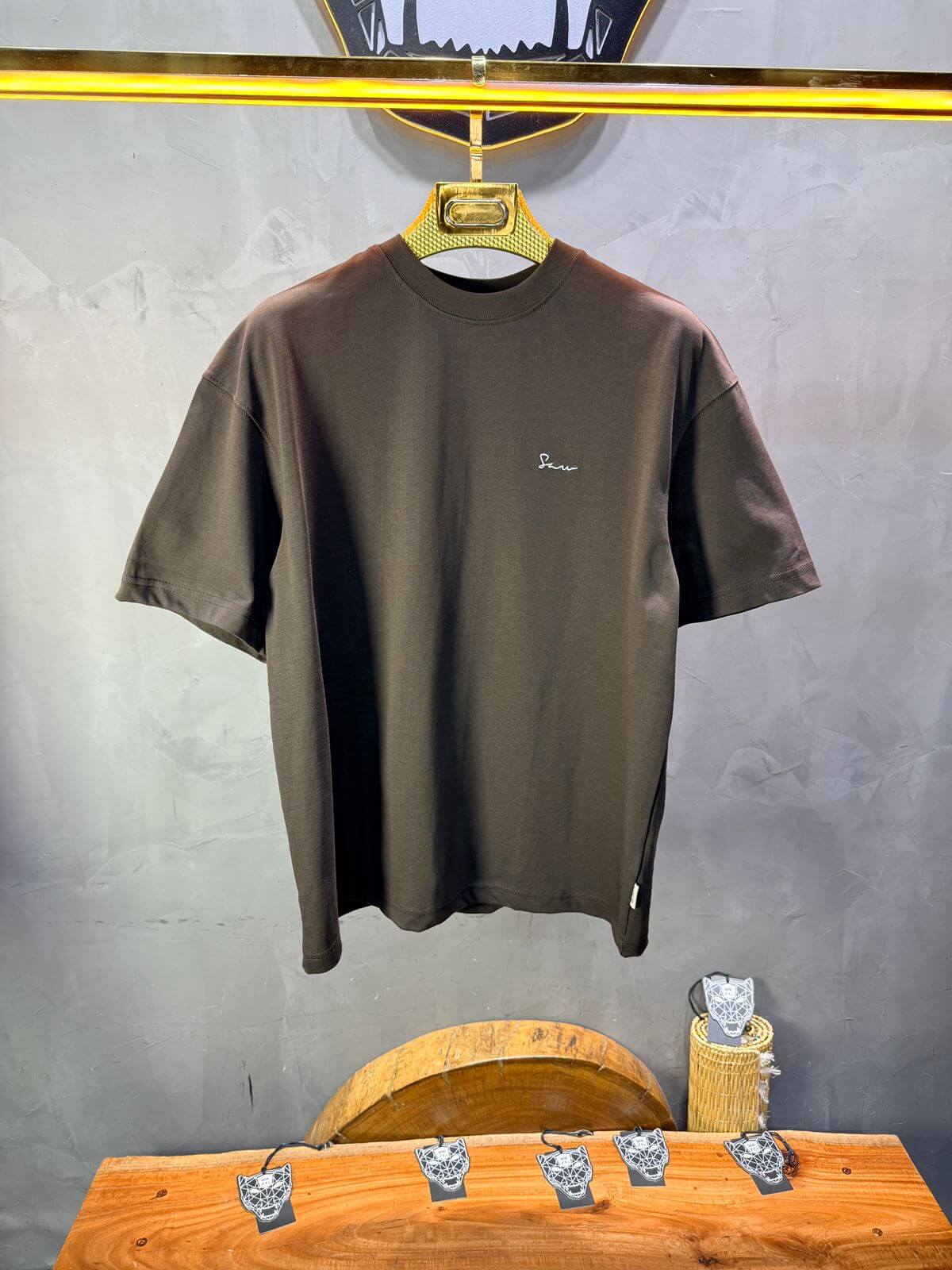 T-Shirt Brown Oversize 5078