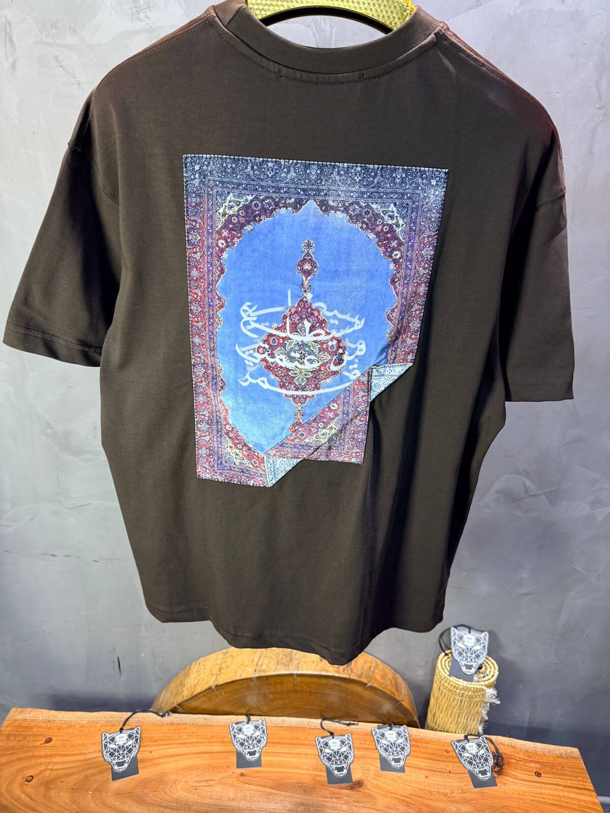 T-Shirt Brown Oversize 5078
