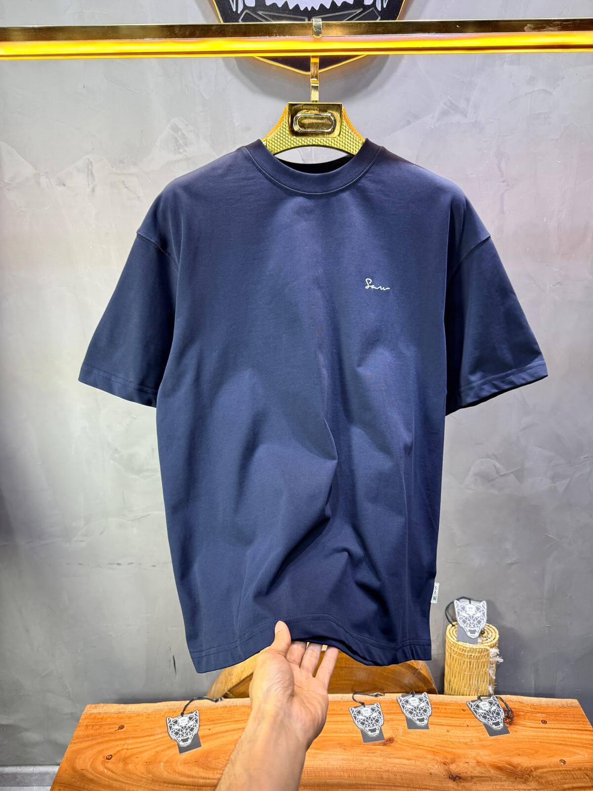 T-Shirt Blue Oversize 5078