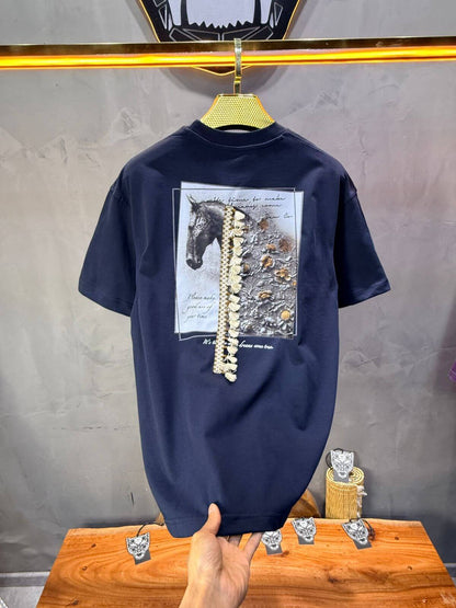 T-Shirt  Oversize Navy Blue 5106
