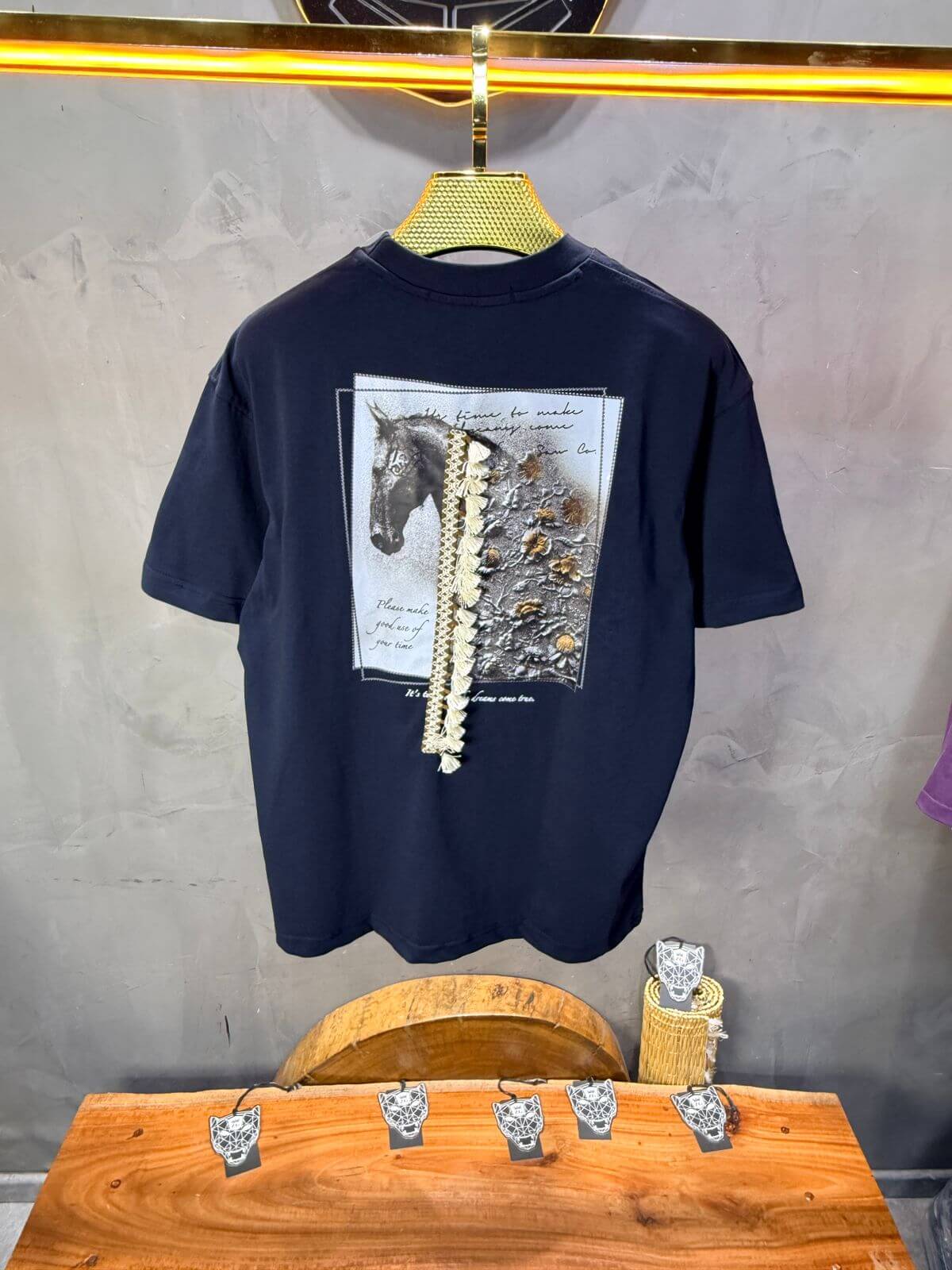 T-Shirt  Oversize Navy Blue 5106
