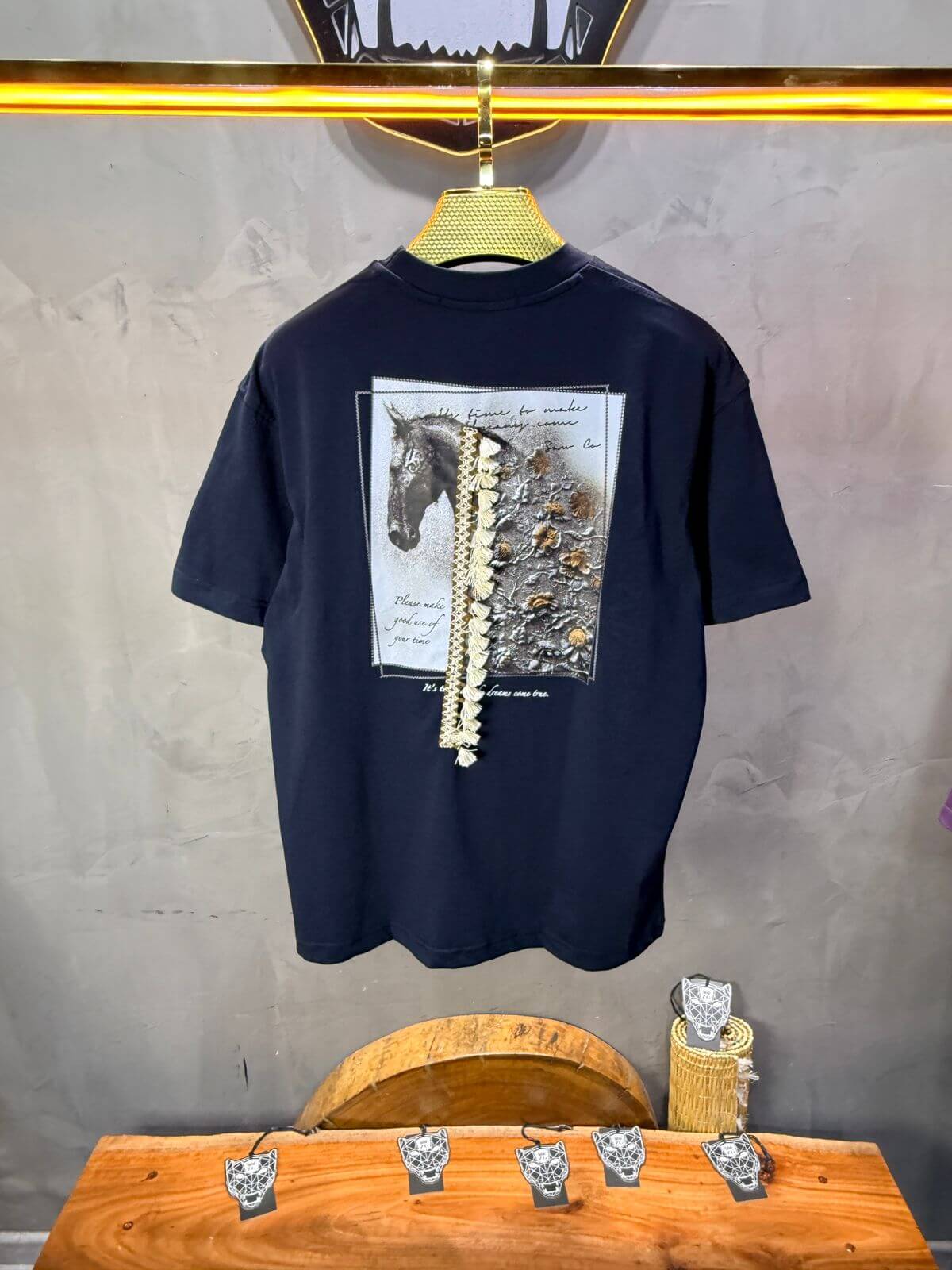 T-Shirt  Oversize Navy Blue 5106