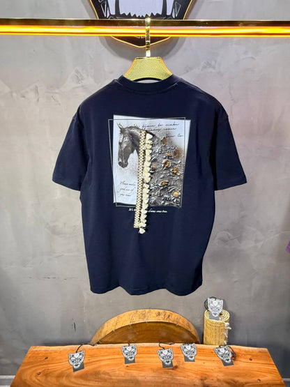 T-Shirt  Oversize Navy Blue 5106