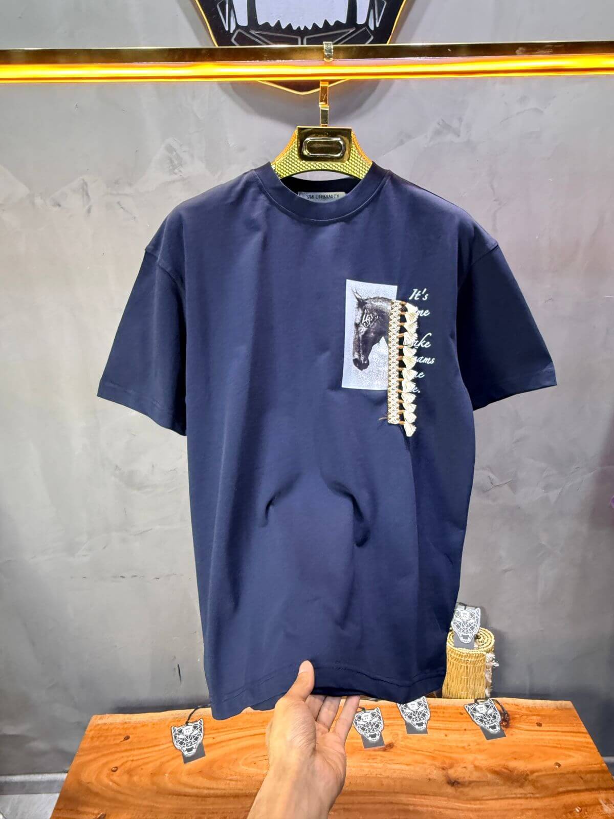 T-Shirt  Oversize Navy Blue 5106