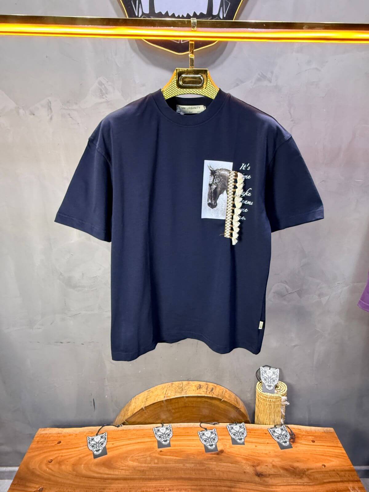 T-Shirt  Oversize Navy Blue 5106