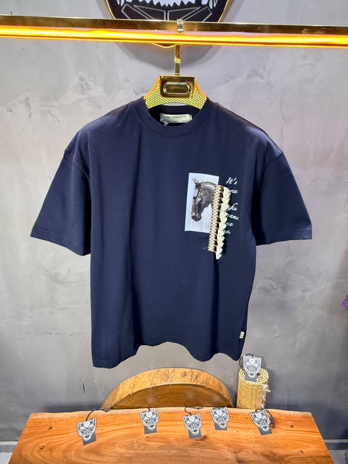T-Shirt  Oversize Navy Blue 5106