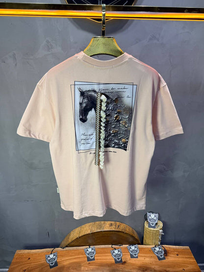 T-Shirt Oversize Rose Pastel 5106