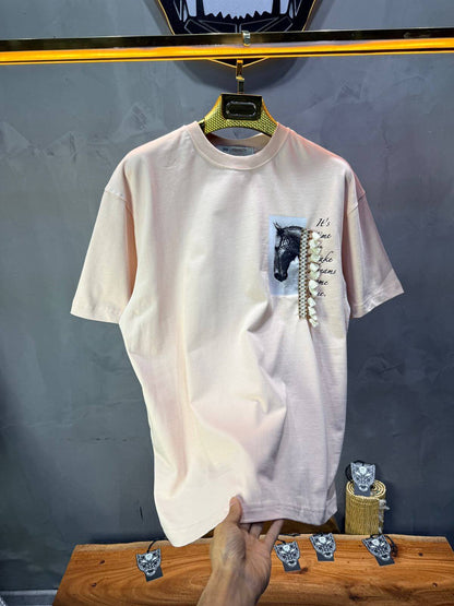 T-Shirt Oversize Rose Pastel 5106